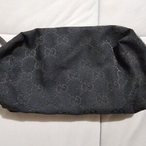 Gucci Logo GG Pattern Mini Pouch Bag
